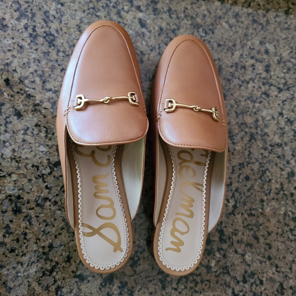 SAM EDELMAN Linnie Bit Mule Slide Saddle 7.5M